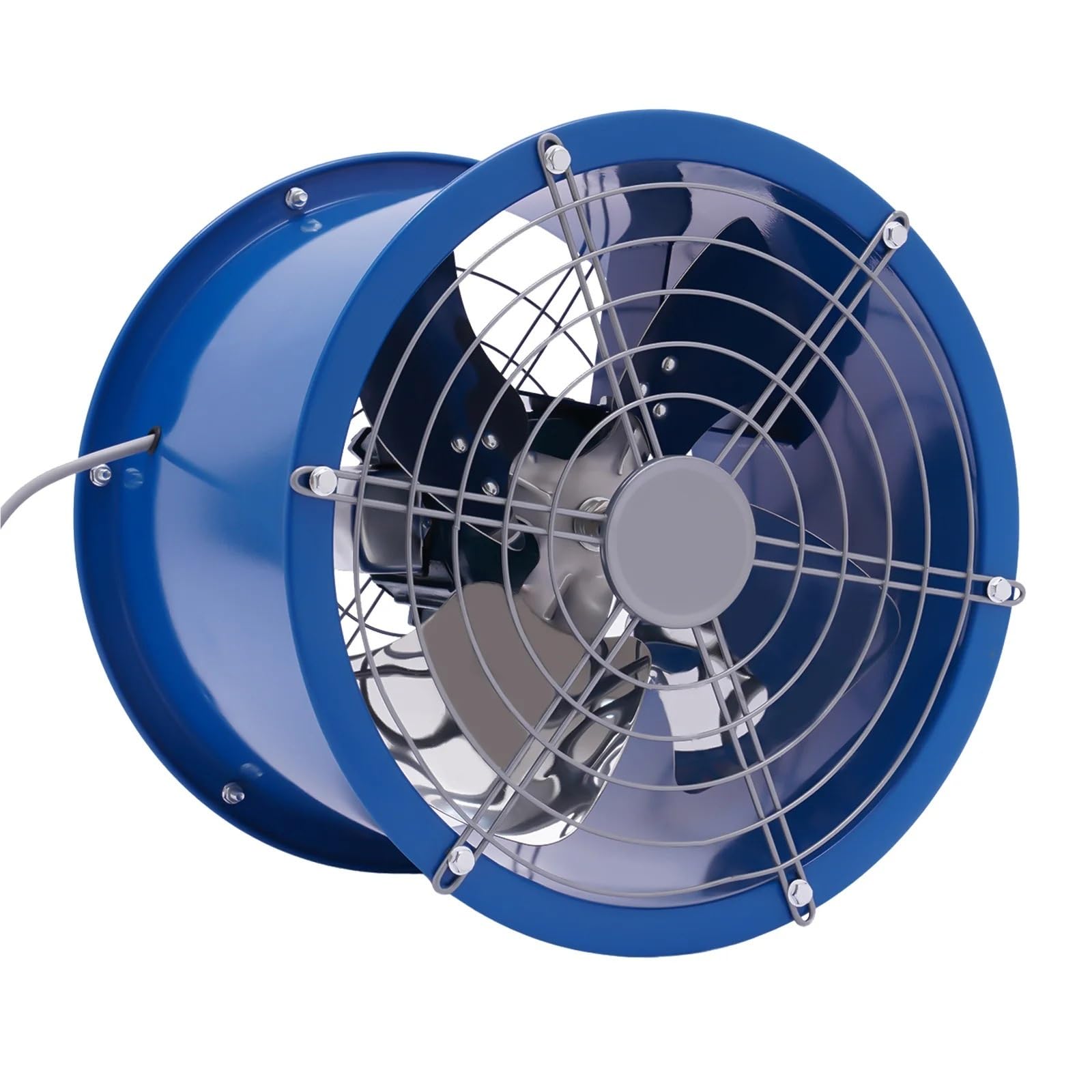 Ventola di scarico ad alta potenza con motore in rame puro, 370 W, per cucina e bagno, 1420 giri/min