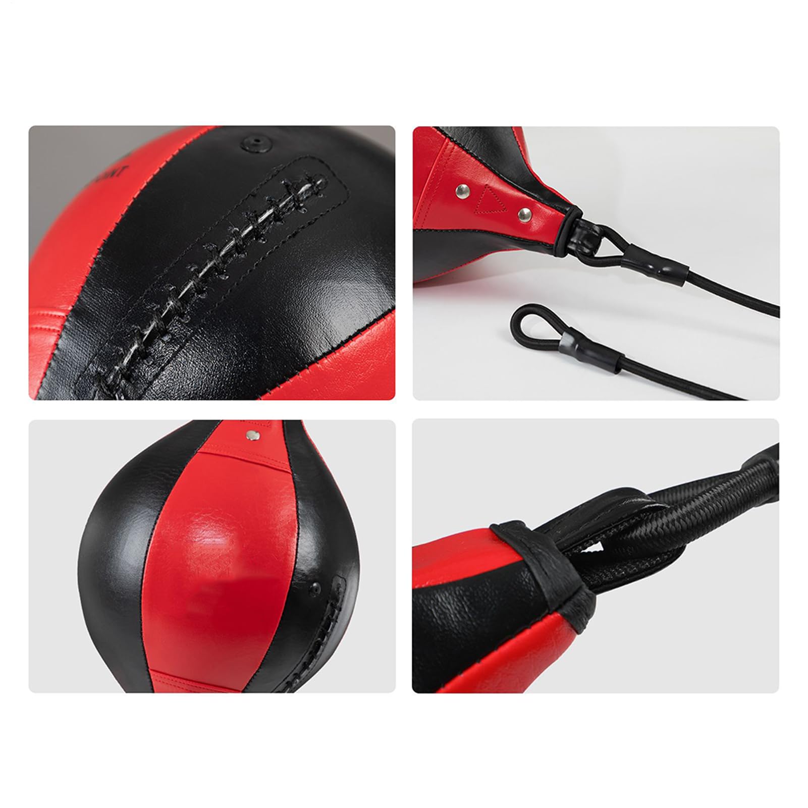 Double End Ball, palla da boxe elastica, doppia palla flessibile in pelle PU, per allenamento di coordinazione, allenamento nucleare, allenamento a casa, giardino