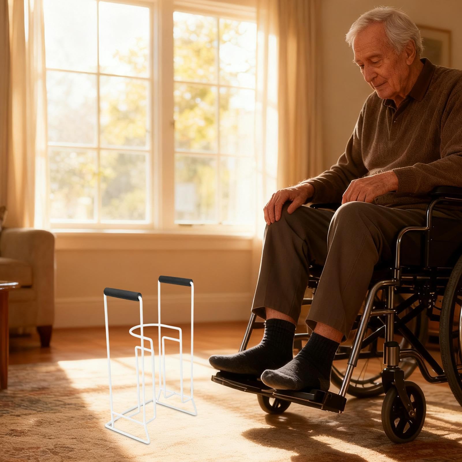 Per Indossare Calze Per Anziani, Attrezzo Stabile Per Vita Quotidiana, Dispositivo Assistente Per Senza Chinarsi | Per Anziani, Donne Incinte, Diabetici, Padre, Nonna, Nonno,