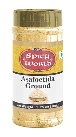 Asafoetida Hing / Heeng Ground Powder, 3.75 oz 106g - All Natural & Non GMO - by Spicy World