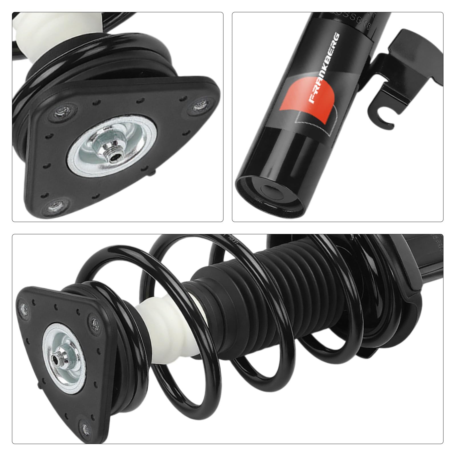 Frankberg 2 amortiguadores delanteros 478 mm presión de gas 1318110 | Compatible con: Focus II DA DP HCP ,Focus II Turnier DA DS FFS ,Focus II Saloon DB DH FCH