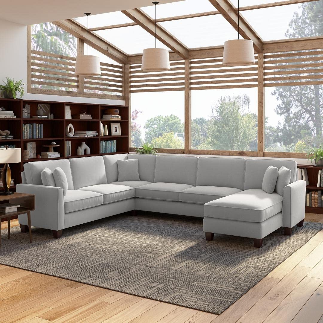 Torque - Moscow 7 Seater U Shape Fabric Sofa (Right Side,Grey) for Living Room, Bedroom, Home, Office Furniture | 3 Year Warranty. (B0C5DVFYG9) Amazon Price History, Amazon Price Tracker