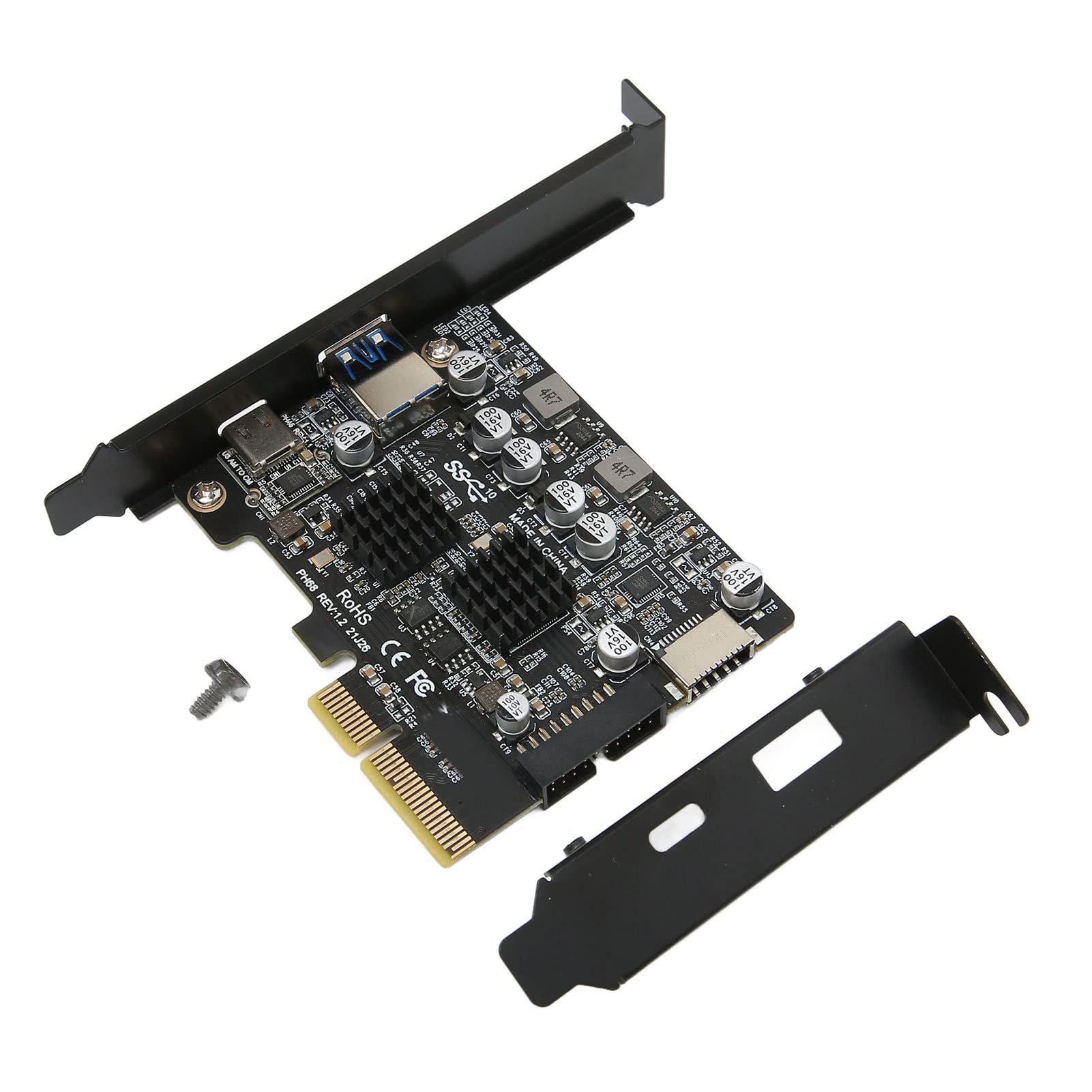 Karta PCIE z 10G Portami USB 3.2, Wysokiej Szybkości, do zastosowań