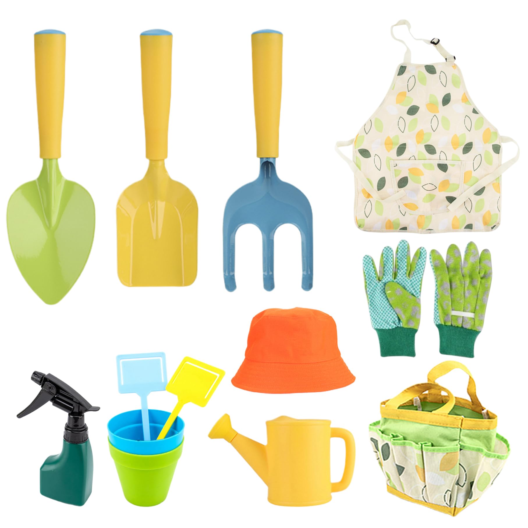 Ensemble de jardinage pour tout-petits, le cadeau de plein air parfait avec 11 accessoires