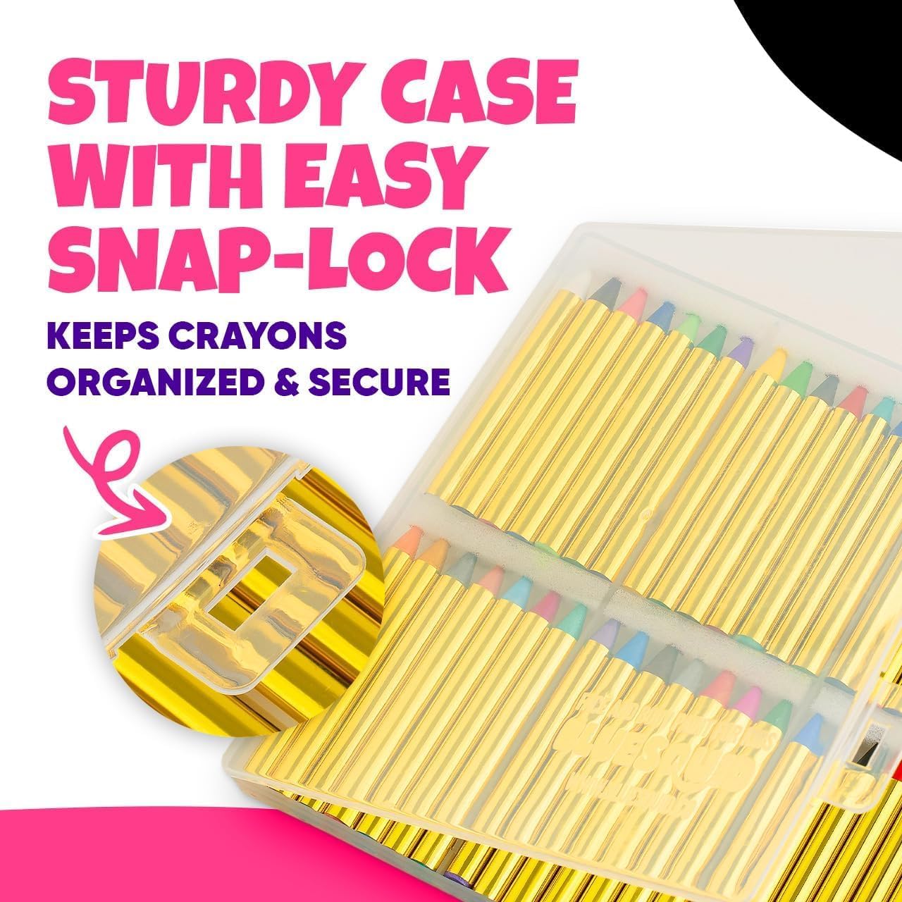 Blue Squid Face Paint Crayons for Kids - 42pcs XL Non-Toxic, Washable Body Paint Crayons - Our Face Painting Kit Makeup Sticks are Easy to Use, Safe for Sensitive Skin and Perfect for a Kids Party - Image 5