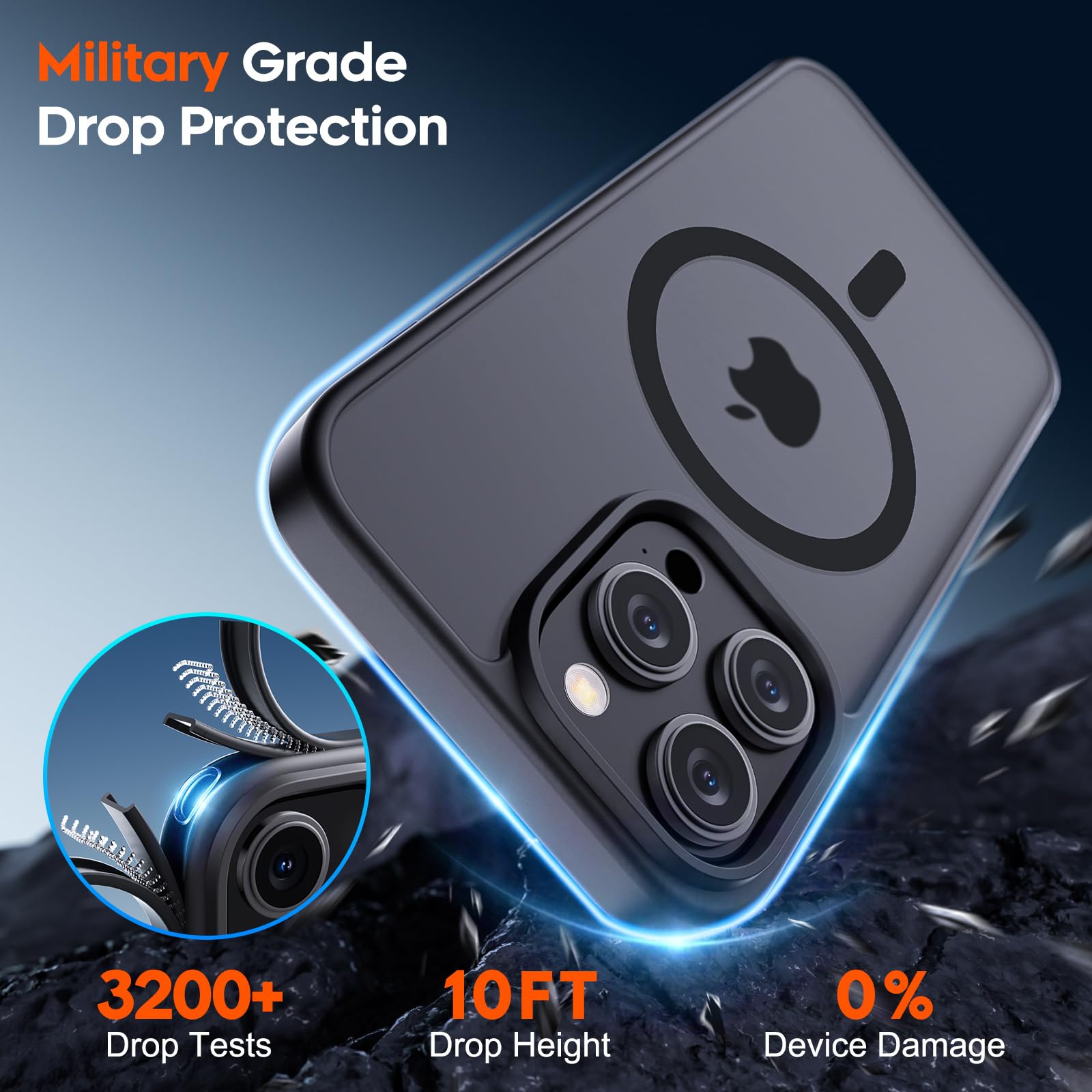 Amazon.com: zapica Magnetic for iPhone 15 Pro Max Case