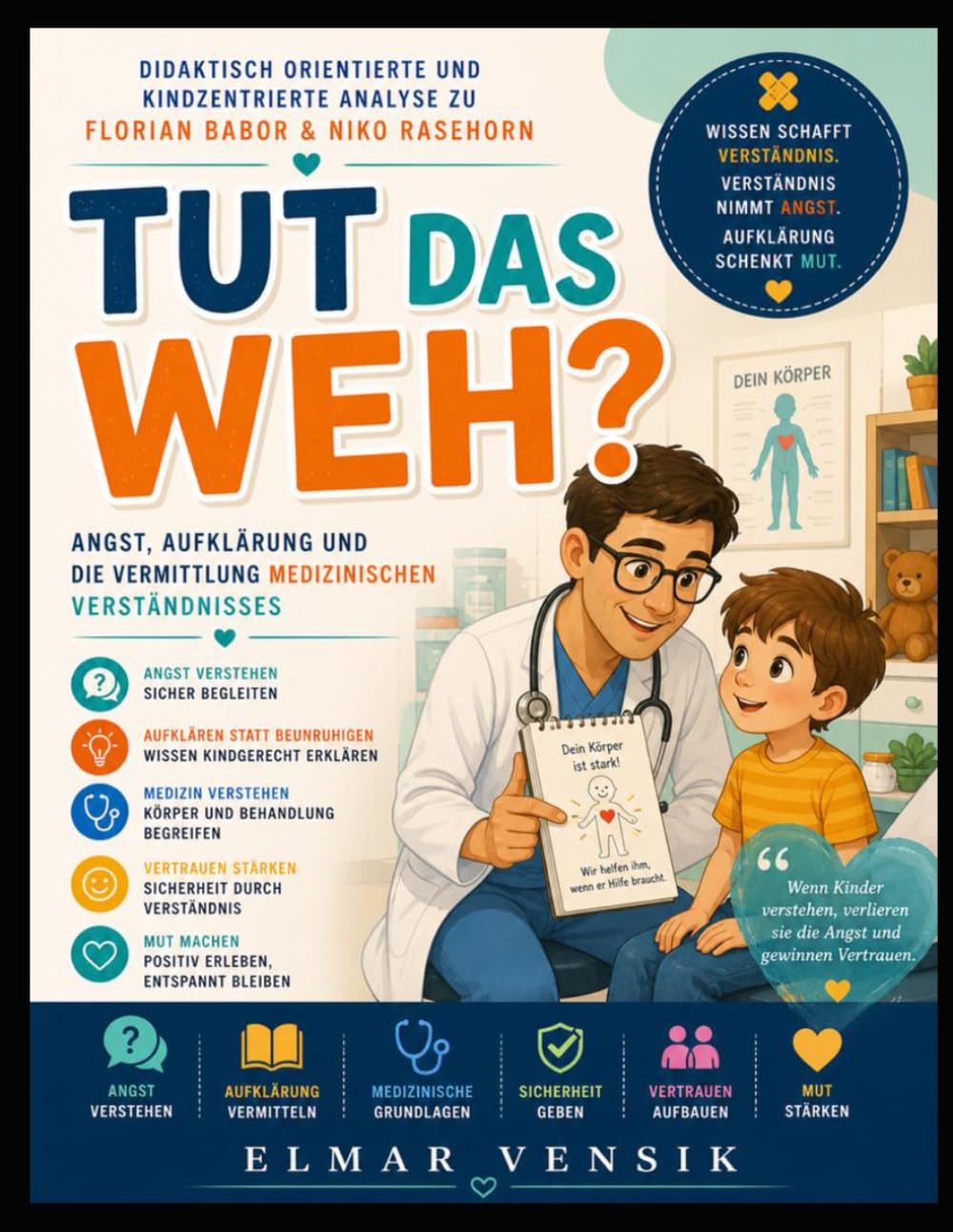 Didaktisch orientierte und kindzentrierte Analyse zu Florian Babor & Niko Rasehorn’s Tut das weh?: Angst, Aufklärung und die Vermittlung medizinischen Verständnisses