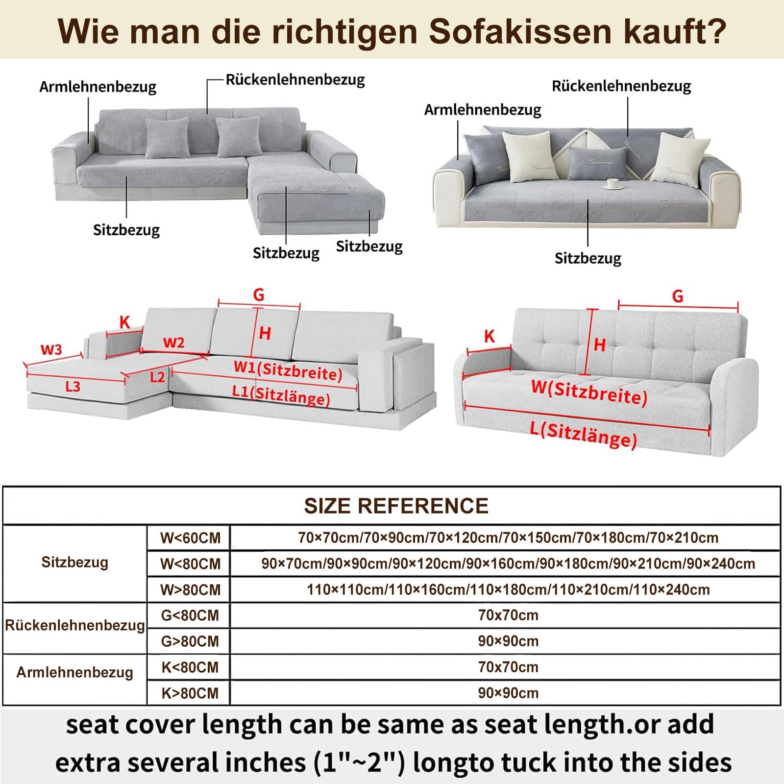 QHAIYYBF Bankhoes, antislip, bankbescherming, 1/2/3/4-zits, L, sofakussen, nieuwe universele antislip bankbekleding, solide gestructureerde ultra stretch bankovertrek voor woonkamer