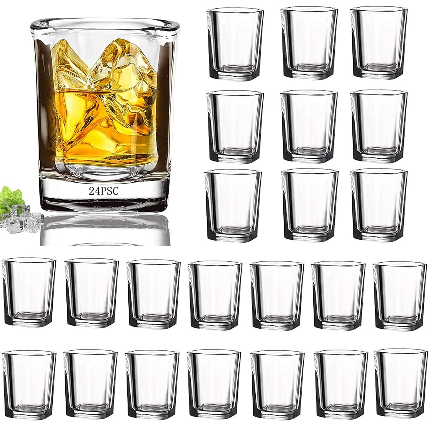 Amazon | PluieSoleilショットグラス テキーラ 60ml-24ショートグラス