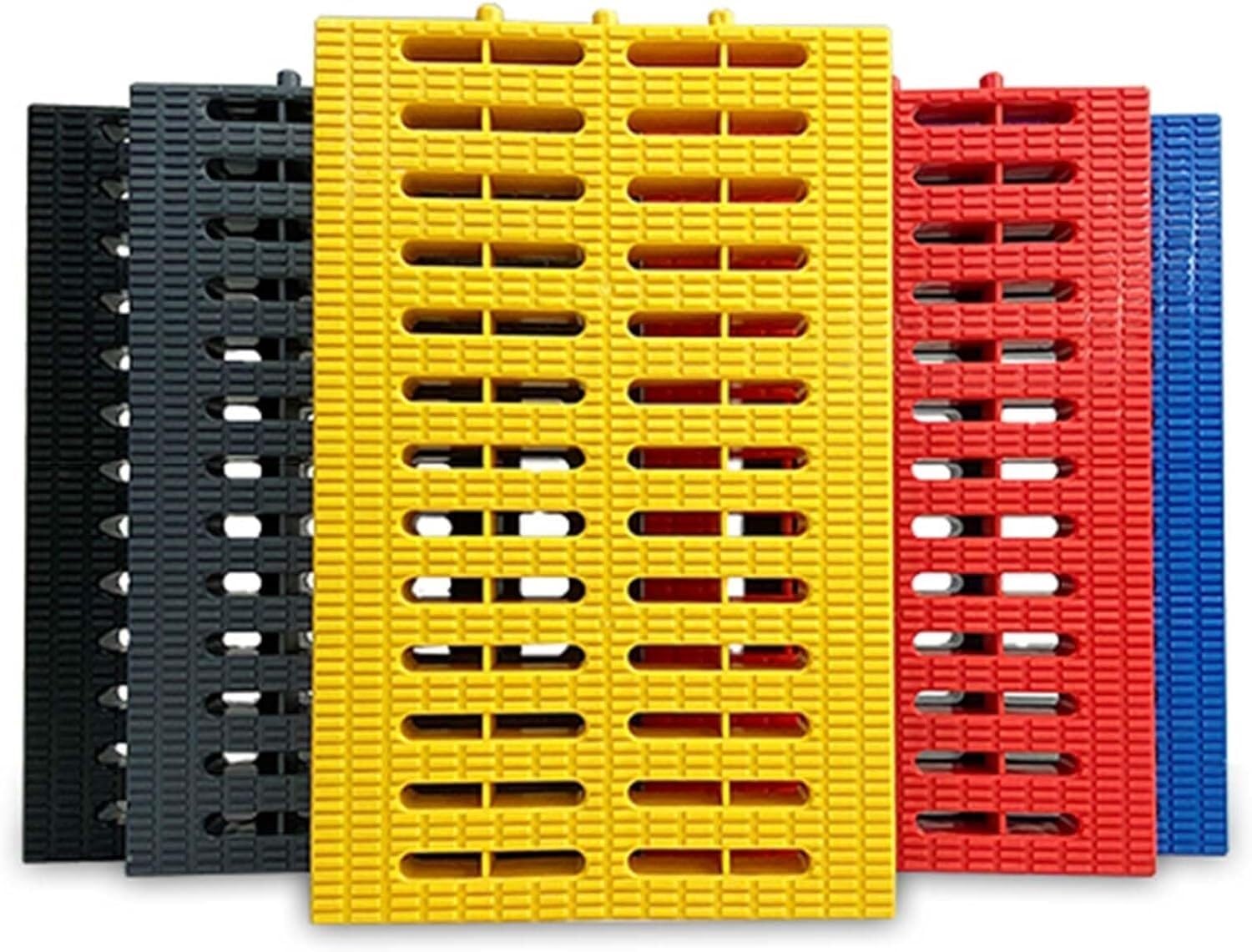 Couvre-gouttières en plastique jaune 30x20x2.5cm pour extérieur