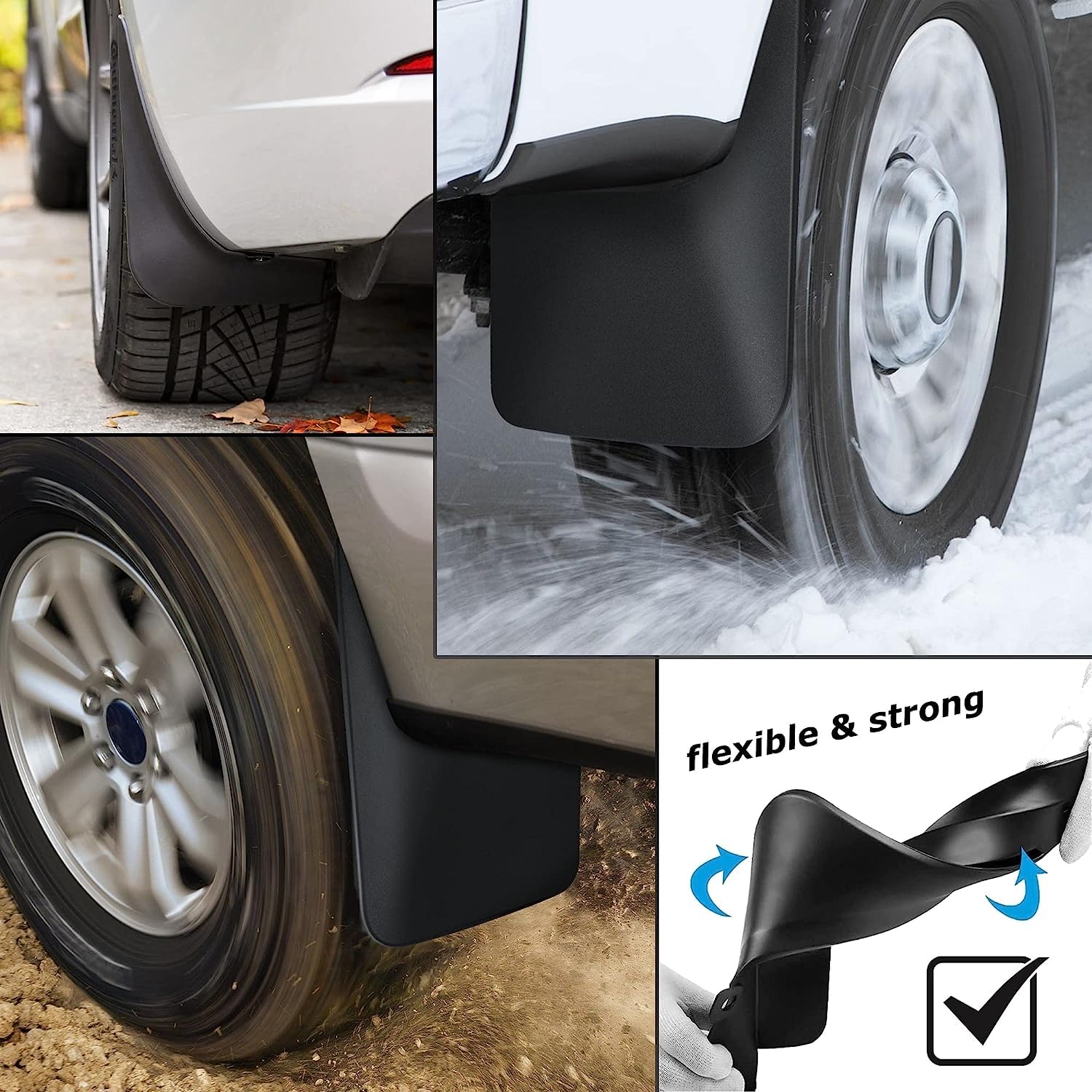 Rear Mudflaps For Dacia Sandero Stepway | BJ 2009-2012 | Robust Fitti - View #10