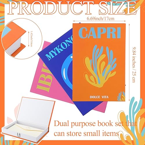 Miniatura 2 de Preppy - Estuche magnético decorativo para libros, decoración de habitación de preppy, mesa de centro estética, para decoración oculta,