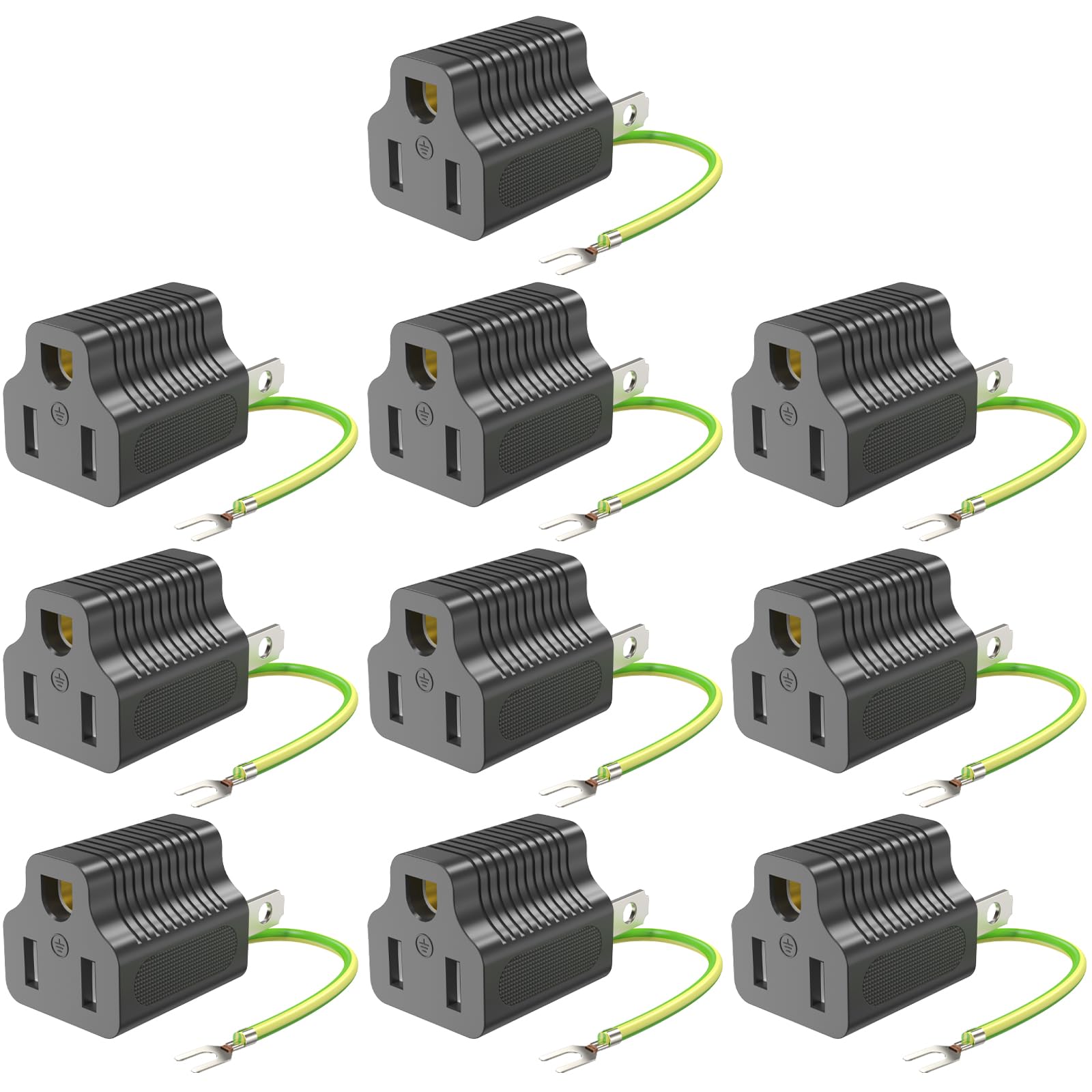 ビードップ変換アダプター Amazon.co.jp: コンセントタップ 3P→2P acアダプター【10個セット