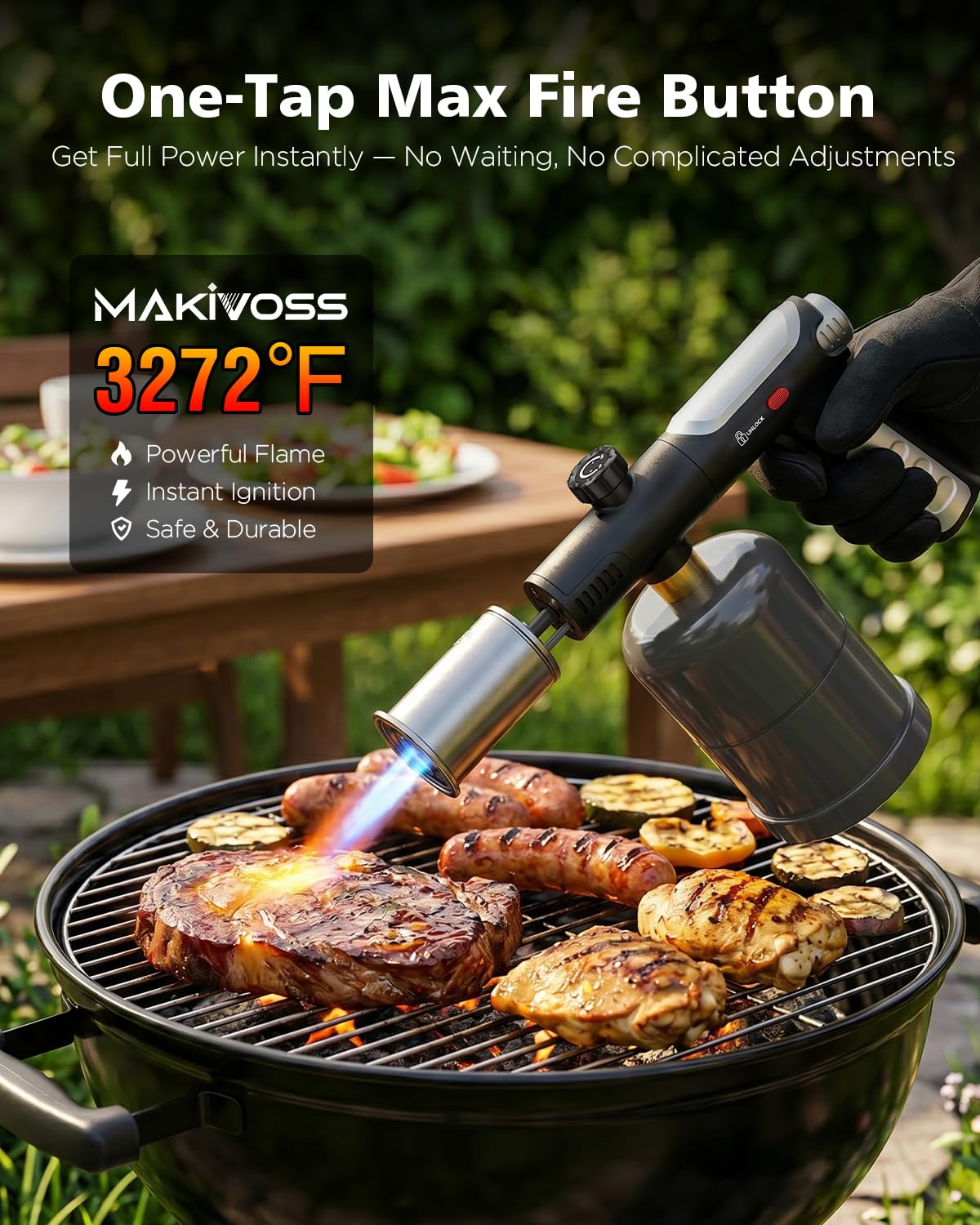 Propane Torch Gun - Weed Burner & Cooking Torch -3