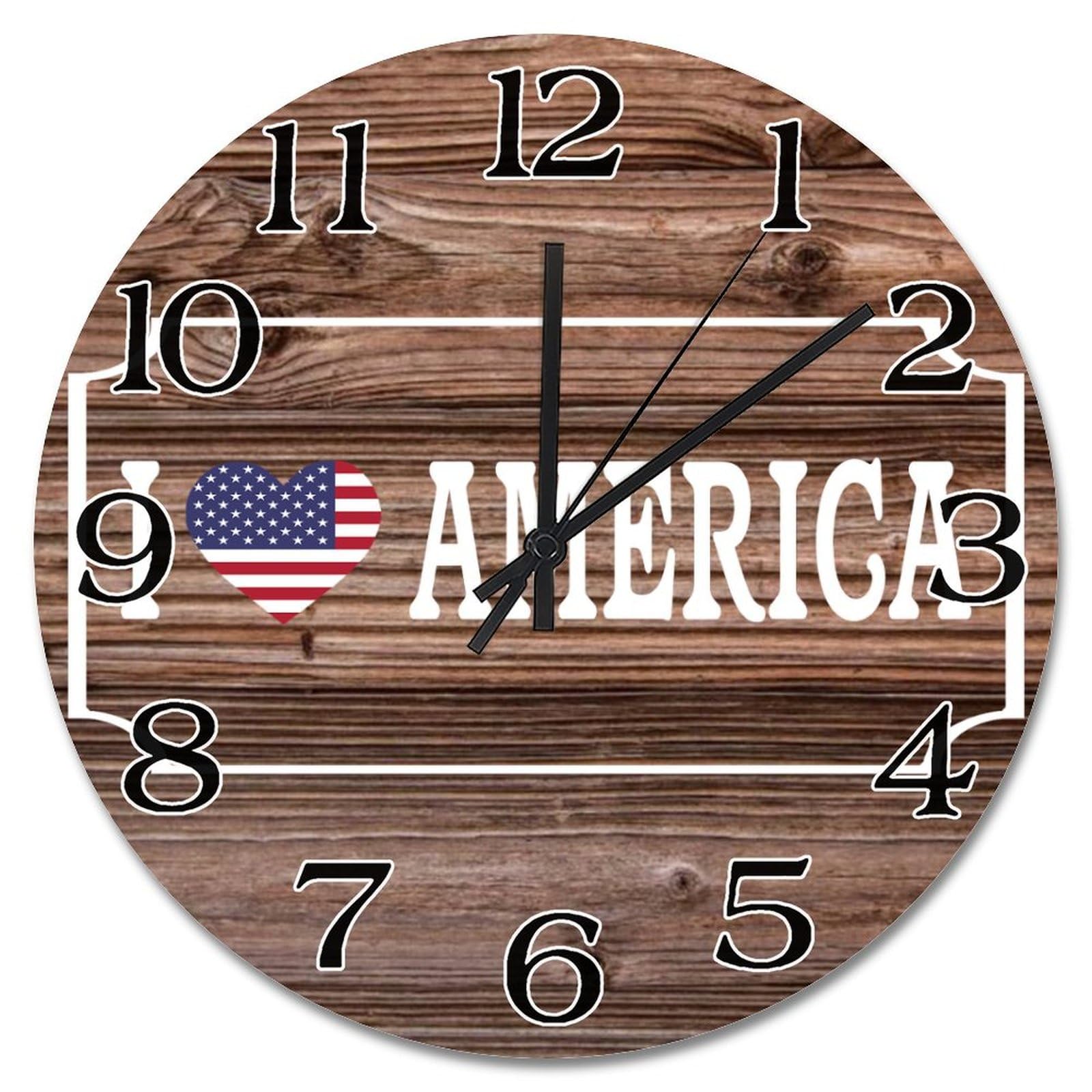Grande horloge murale États-Unis vintage pour déco de cuisine et bureau