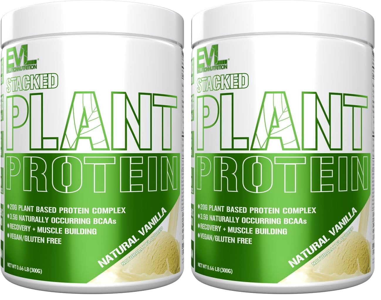 Evlution EVL Stacked Plant Protein Powder - 300g - Natural Chocolate — Amazon image 7