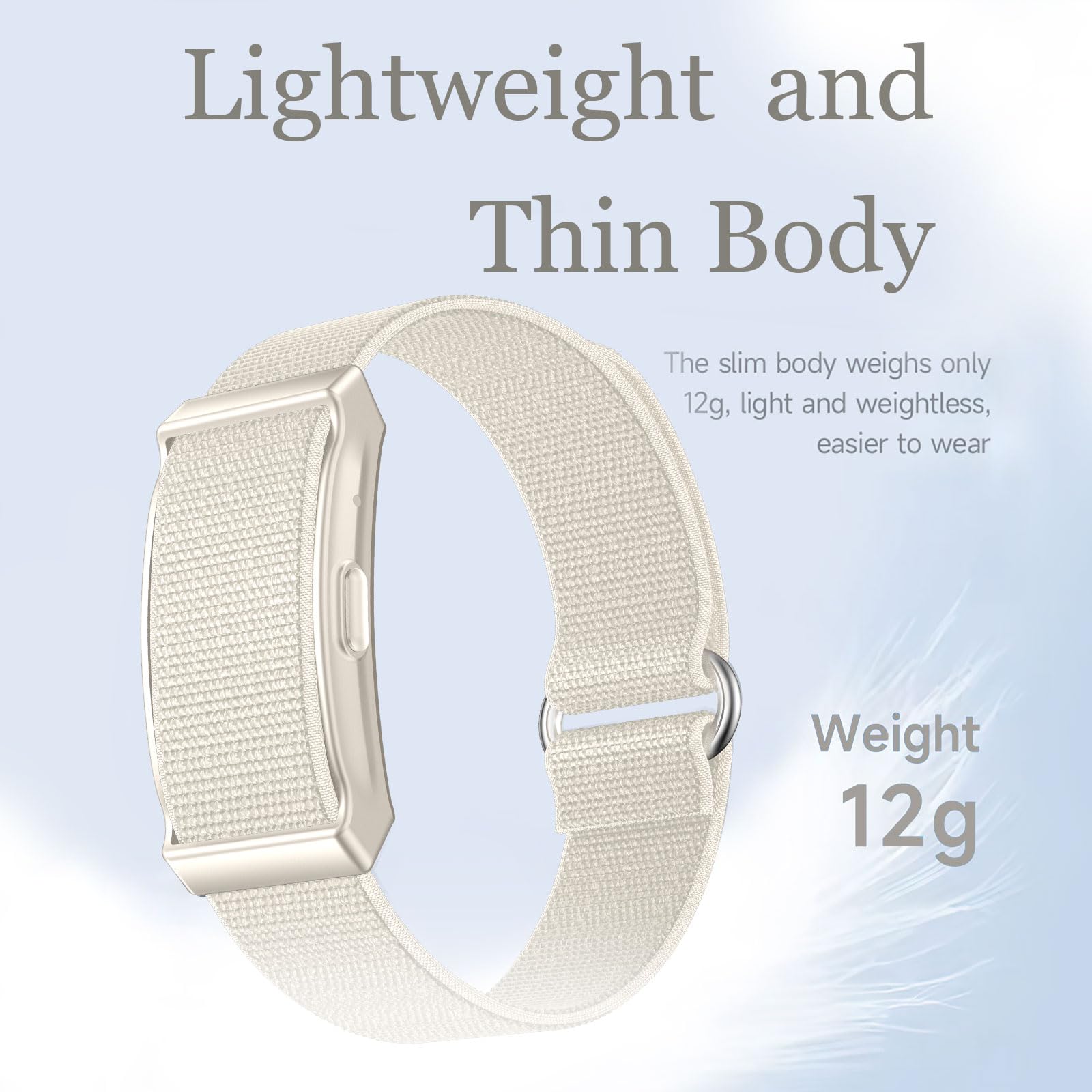 findtime Pulsera de actividad sin pantalla, podómetro, monitor de sueño, monitor de frecuencia cardíaca, calorías, seguimiento de distancia, modos multideporte, IP68, resistente al agua, ligero, 2