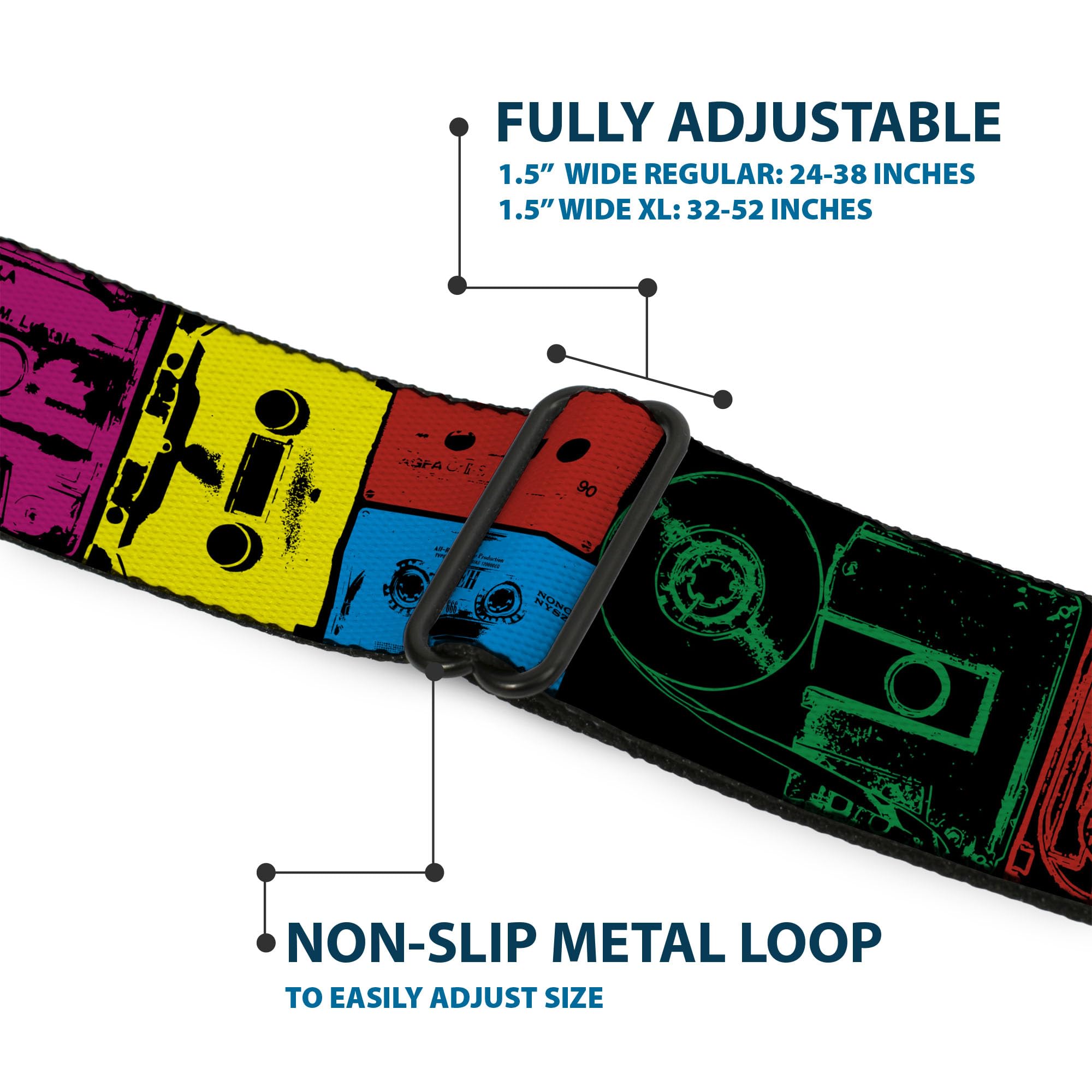 Buckle-Down Unisex Seatbelt Belt Tapes W32016 Gürtel