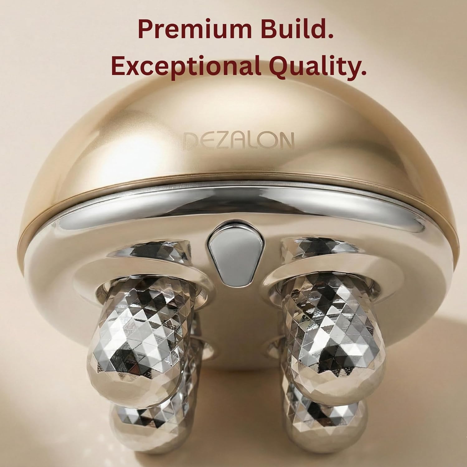 Microcurrent Facial Device, Face Massager Tool, Eye and Neck Massager, Face Roller, Beauty Tools for Relaxing Facial Massage and Skin Care Routine, Gold Color - Image 8