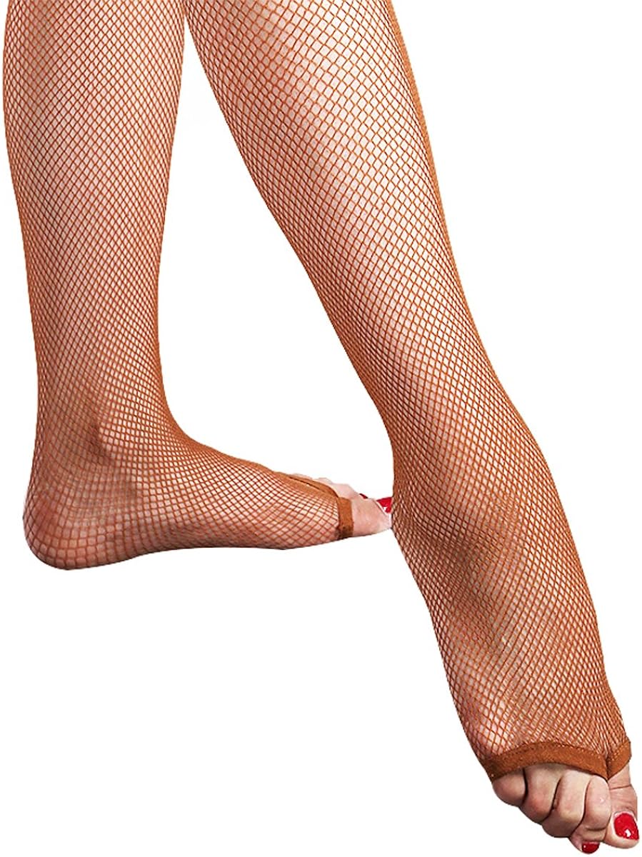 open toe fishnet tights