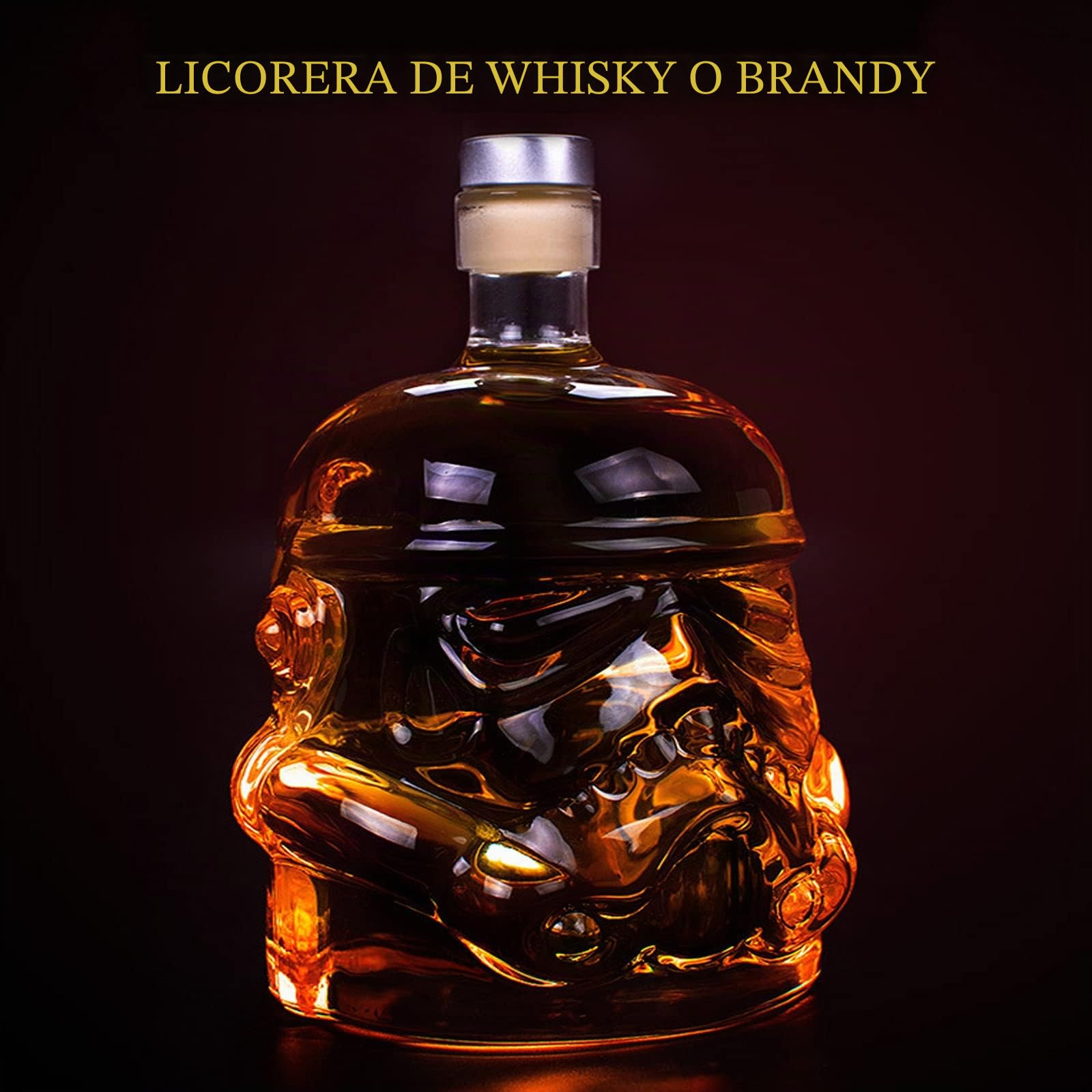 Jarra de whisky con 2 vasos, vasos de whisky, jarra de whisky para vino, licor, escocés, borbón, brandy, 750 ml