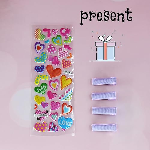 Miniatura 6 de GORSONG Peluca de princesa Rapunzel larga trenzada con flores de tiara, accesorios de disfraz con 4 horquillas