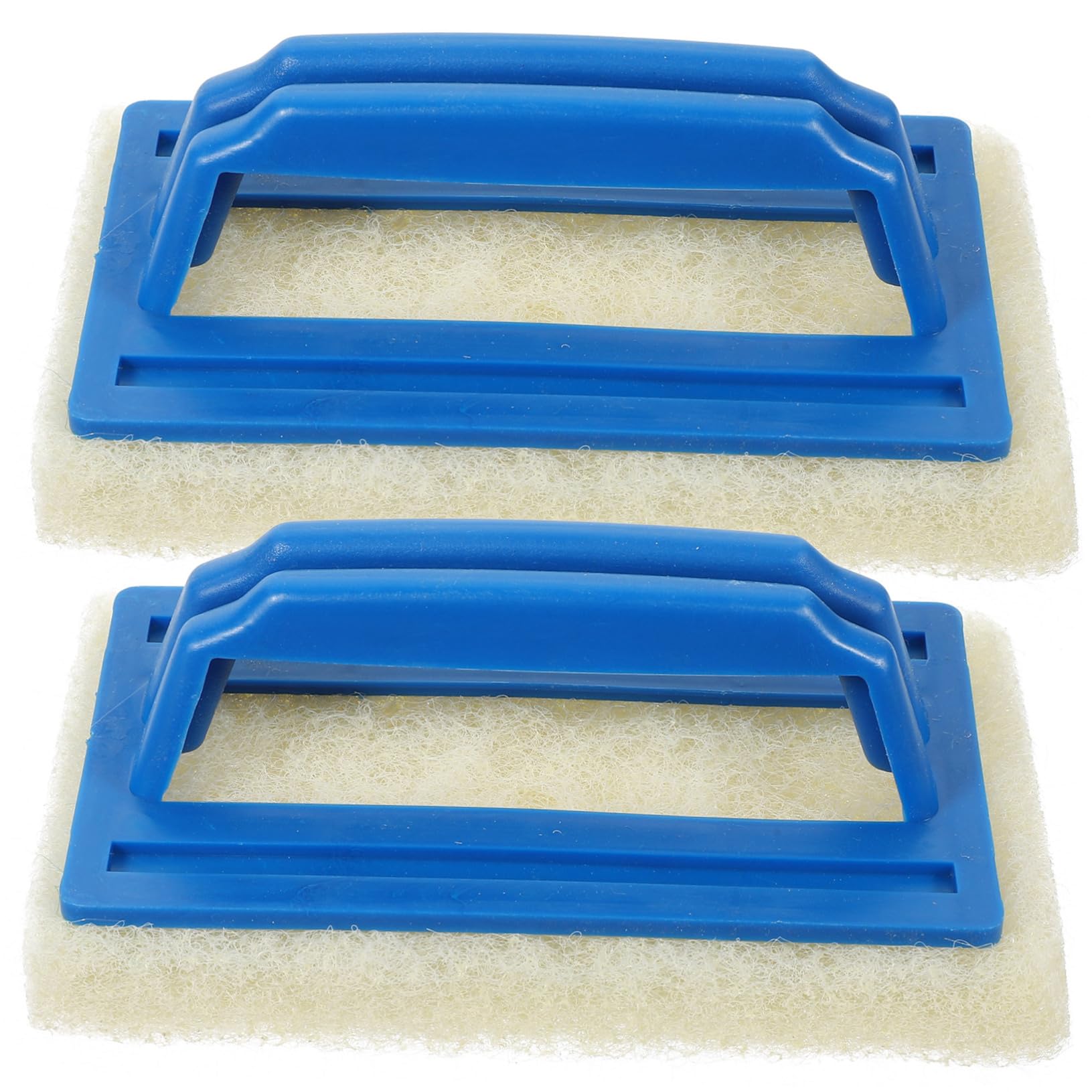 HANABASS Nylon Pool Wall Brush Set of 2 Utility Brush for Pool Accessories Cleaning Comfort Grip