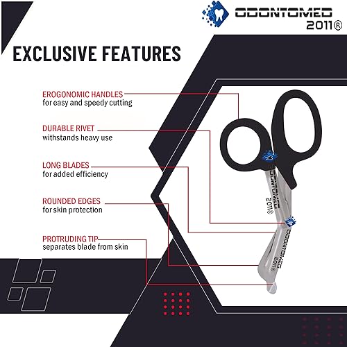 Miniatura 2 de OdontoMed2011 TIJERA DE CIZALLA DE VENTA EMTUTILITY 7.25" 7-14" (7 14", NEGRO)
