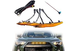 4-PCS LED Amber Lights for 2014-2023 Toyota 4Runner TRD Pro Grille