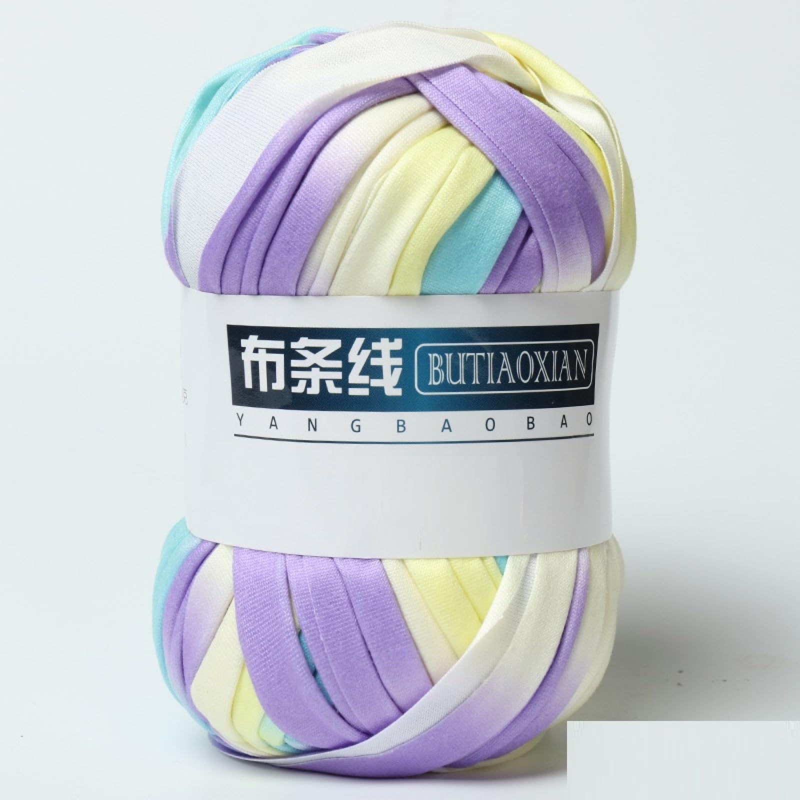 Bandes de tissu colorées en fil pour éviter les nœuds en tissage créatif 10pc