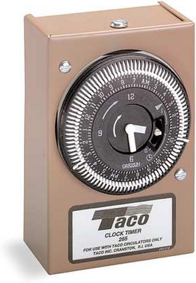 Taco T265-1 00 Analog Timer, Brown