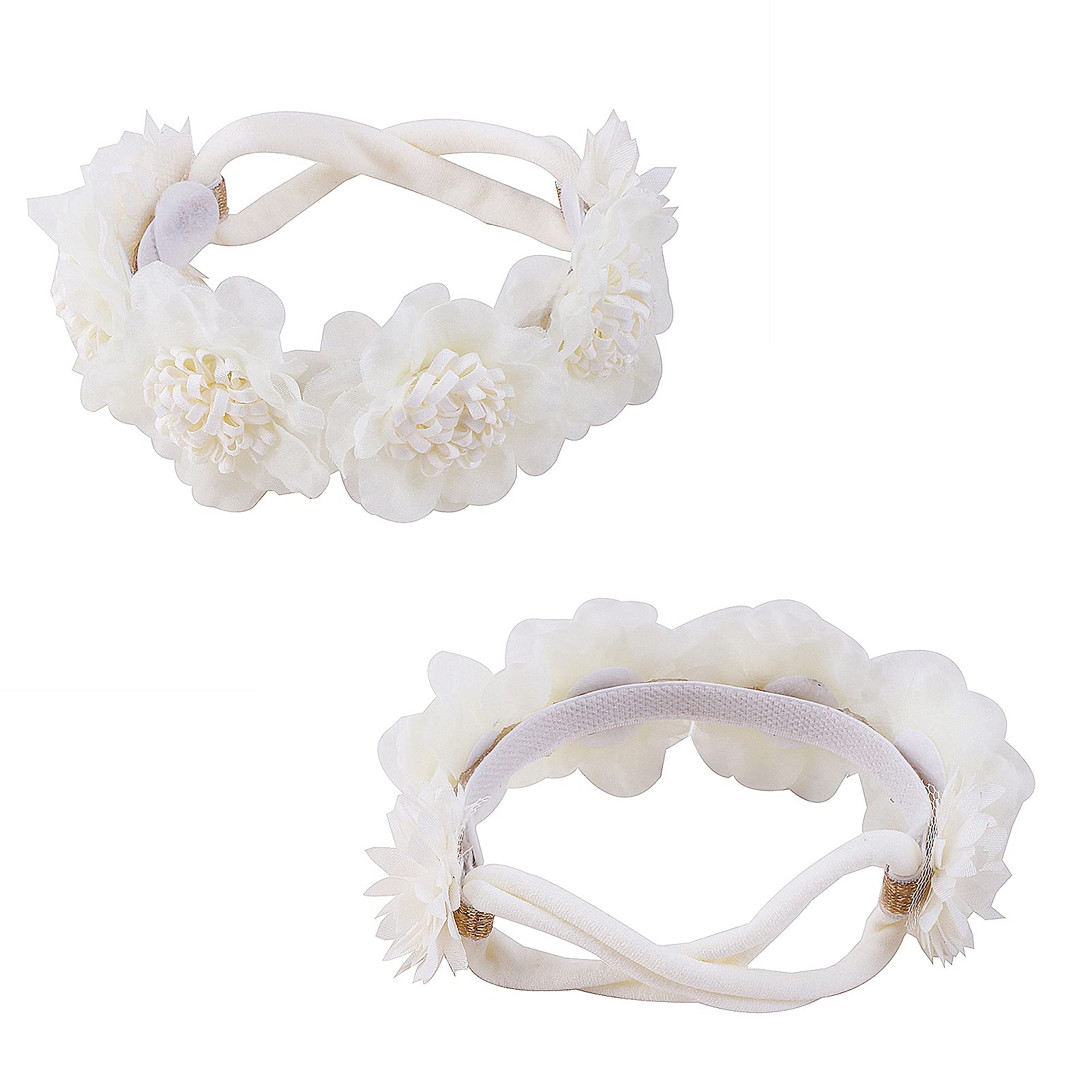 Flower Headband For Baby Girl Baby Girls Floral Headbands Set (3-Pack ...