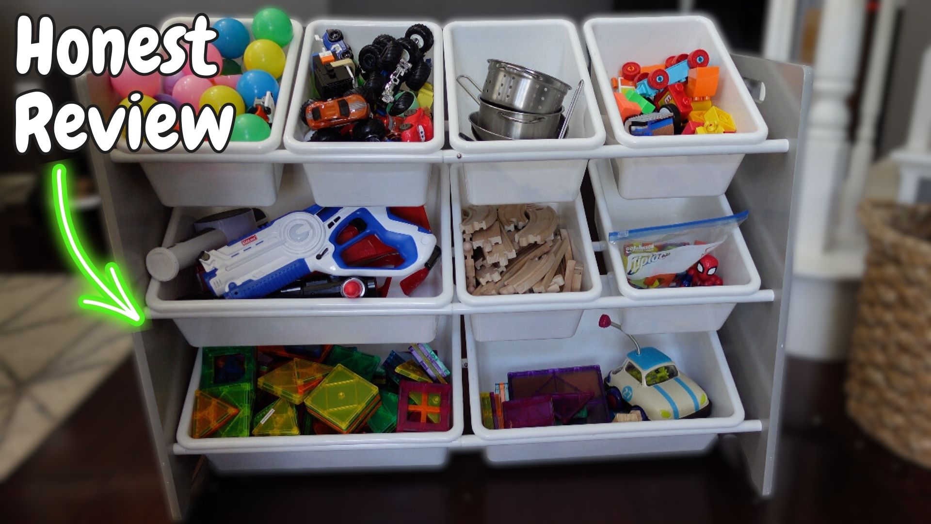 Watch Delta Children MySize 9 Bin Plastic Toy Organizer Review.mp4