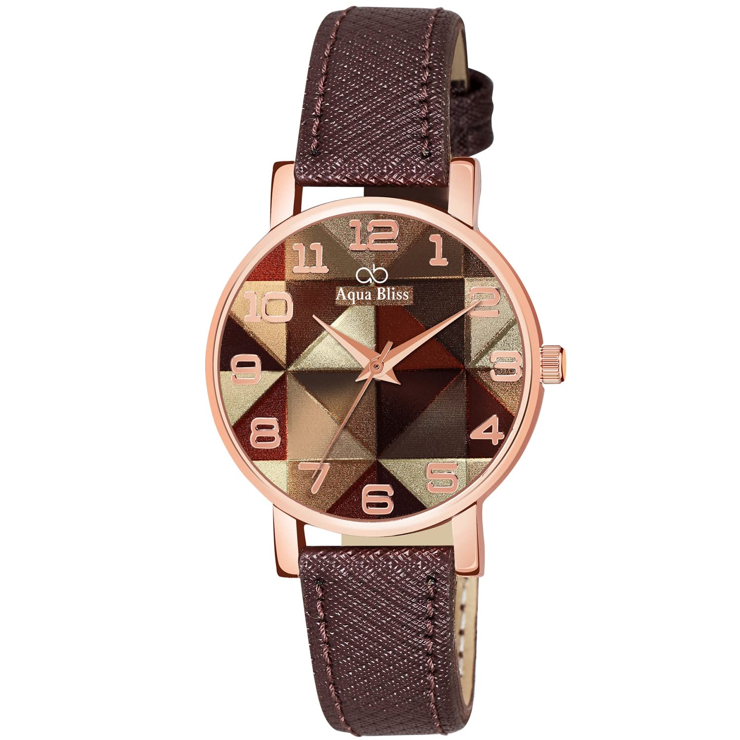 AQUA BLISS -59 Leather Analog Womens Watch (Brown) (B0C172LLN8) Amazon Price History, Amazon Price Tracker