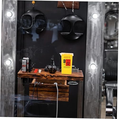 Miniatura 8 de 1 unid hoja de afeitar de viaje navaja desechable navaja caja de afeitar peluquero caja de basura auto caja de plástico contenedor de almacenamiento