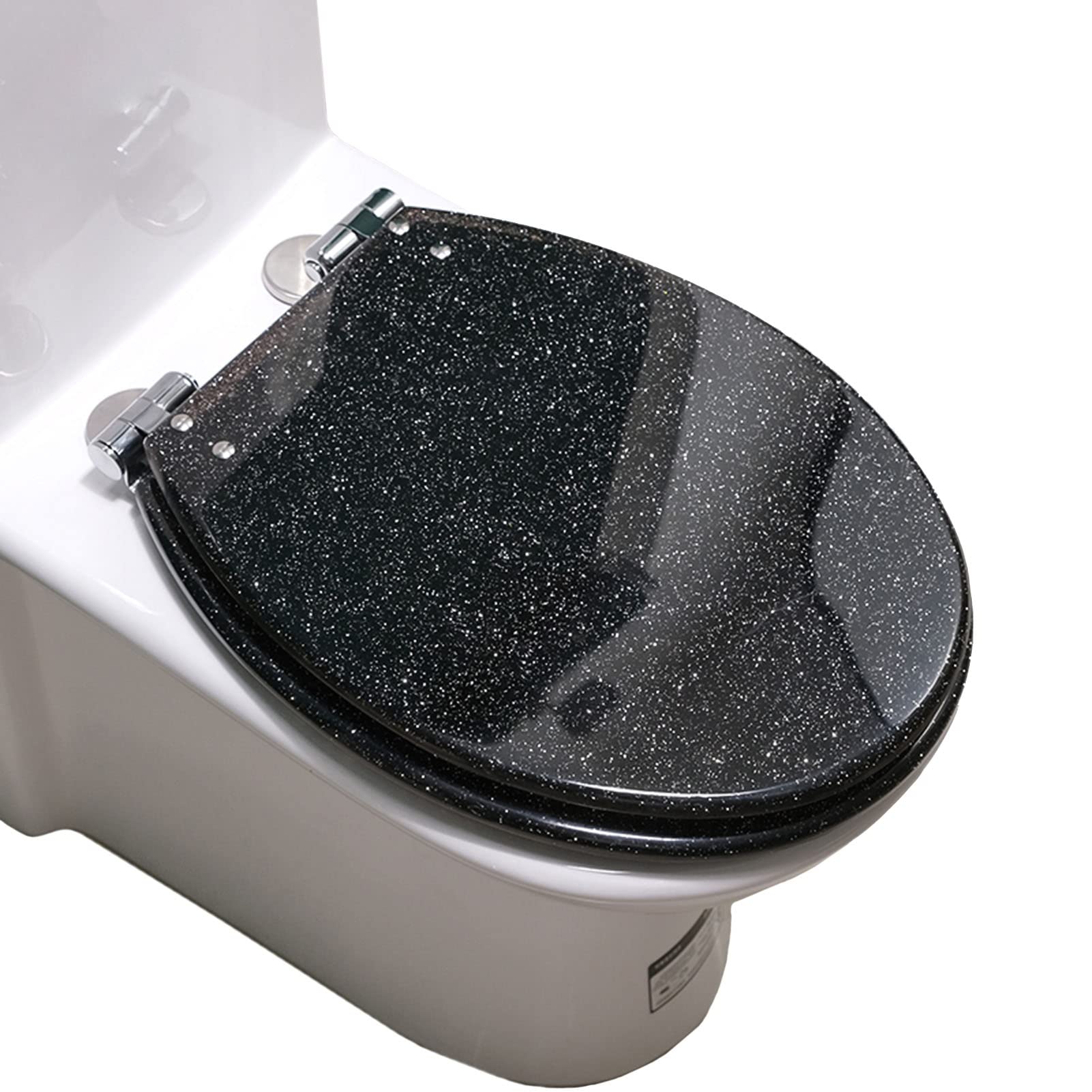 Dxpsxjl F Quiet Close, Strong Hold Install Easy Install, Adjustable, Lightweight, Durable, Portable, User-Riendly, Compact, Soft, Resin, Toilet, Seat, Ergonomic, Quick