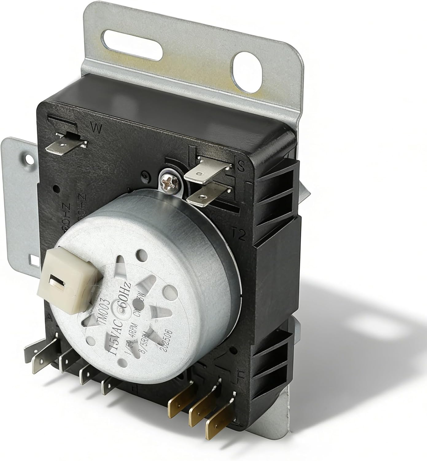 Dryer Timer Compatible with Maytag Bravos MCT MEDX655DW0 MEDX655DW1 7MMEDX655EW0 7MMGDC400DW1 7MMGDC400DW2 Replace#: W10642928 WPW10642928 418-098-20-B5 4448993,115VAC 60Hz