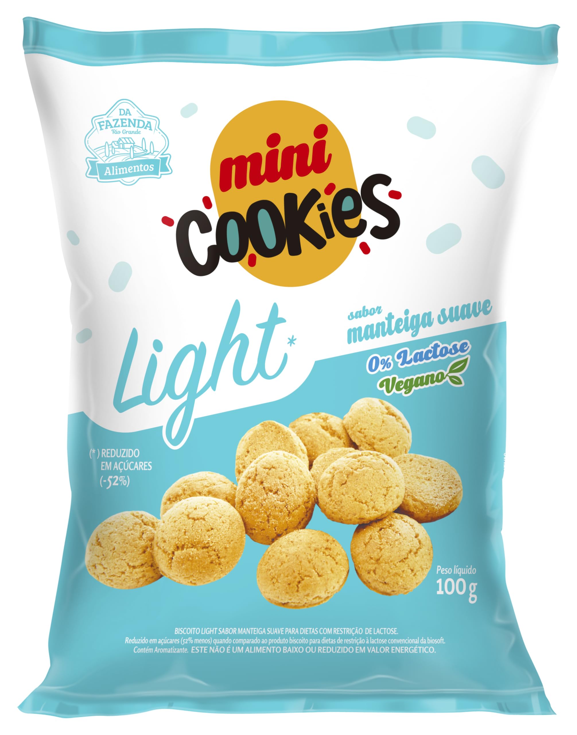 Biosoft Mini Cookies Light Manteiga 100g | Amazon.com.br