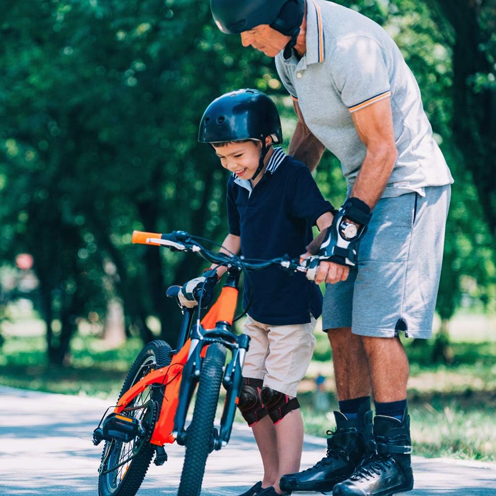 Kids Knee Pads Elbow Pads with Wrist Guards Protective Gear Set for Skating Cycling BMX Bike Skateboard Inline Scooter Riding Sports - Image 6