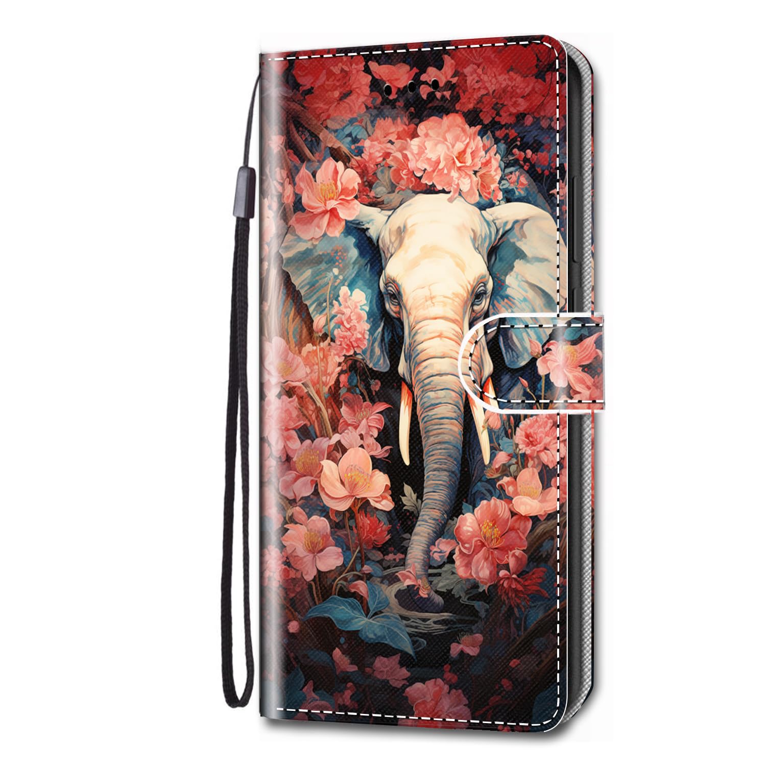 Leder-Handyhülle Mit Standfunktion Für Xiaomi Redmi 10 (6,5 Zoll) – Magnetverschluss, 3 Kartenfächer