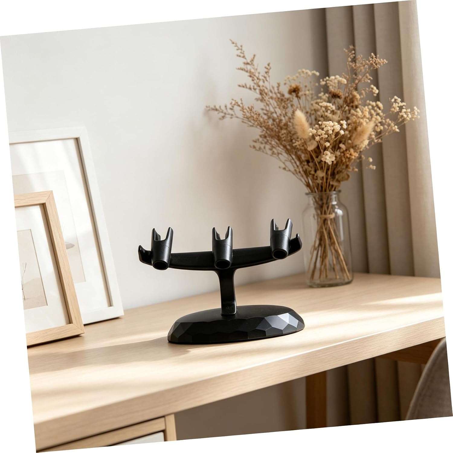 MAGICLULU Plastic Airbrush Pen Desk Stand, 3 Slot Tabletop Organizer
