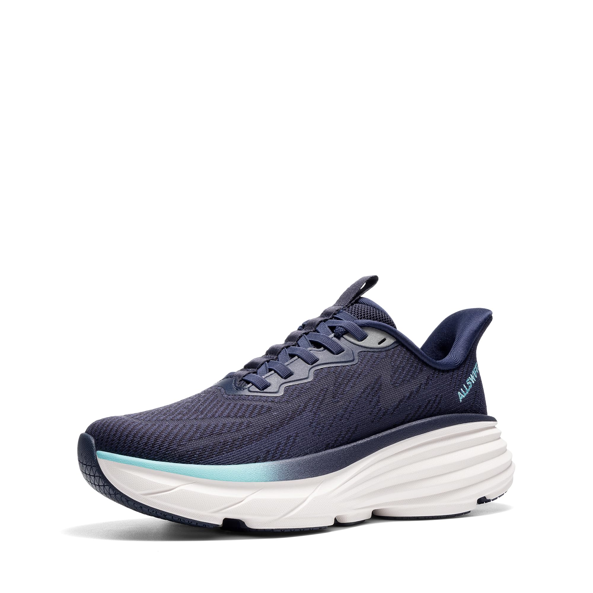 Photo 1 of ALLSWIFIT Women's Slip On Walking Shoes Running Sneakers,Blue,8