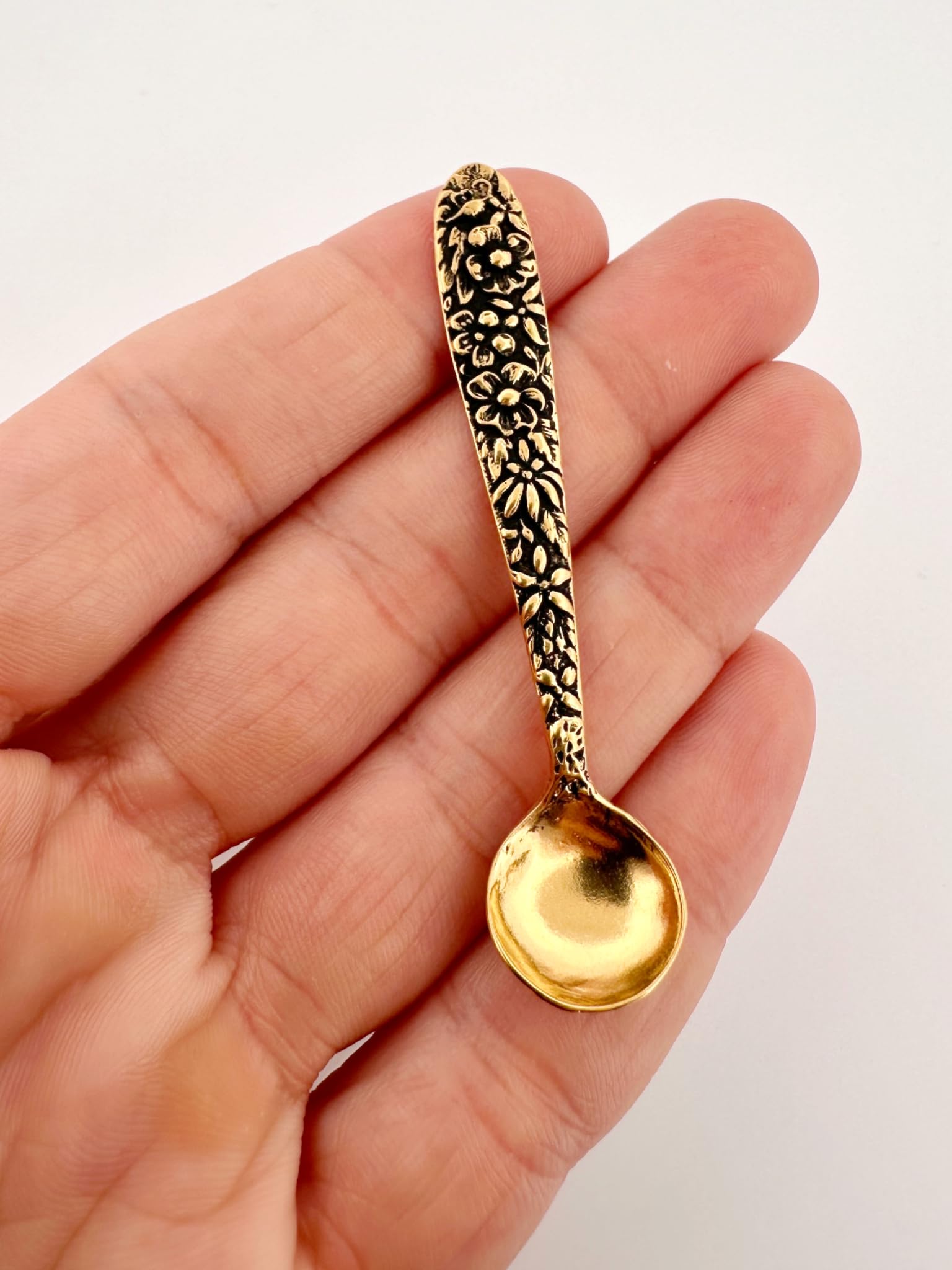 925 Sterling Silver Small Salt Spoon Premium Quality