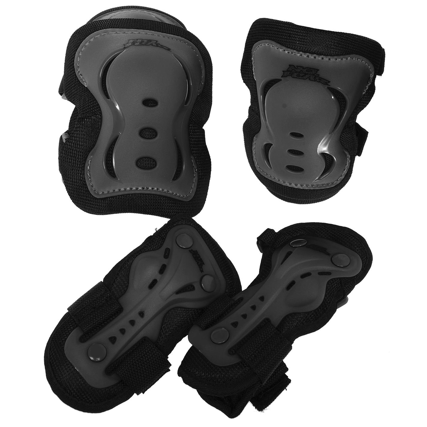 No Fear Unisex Skate Protection 3 pack Set
