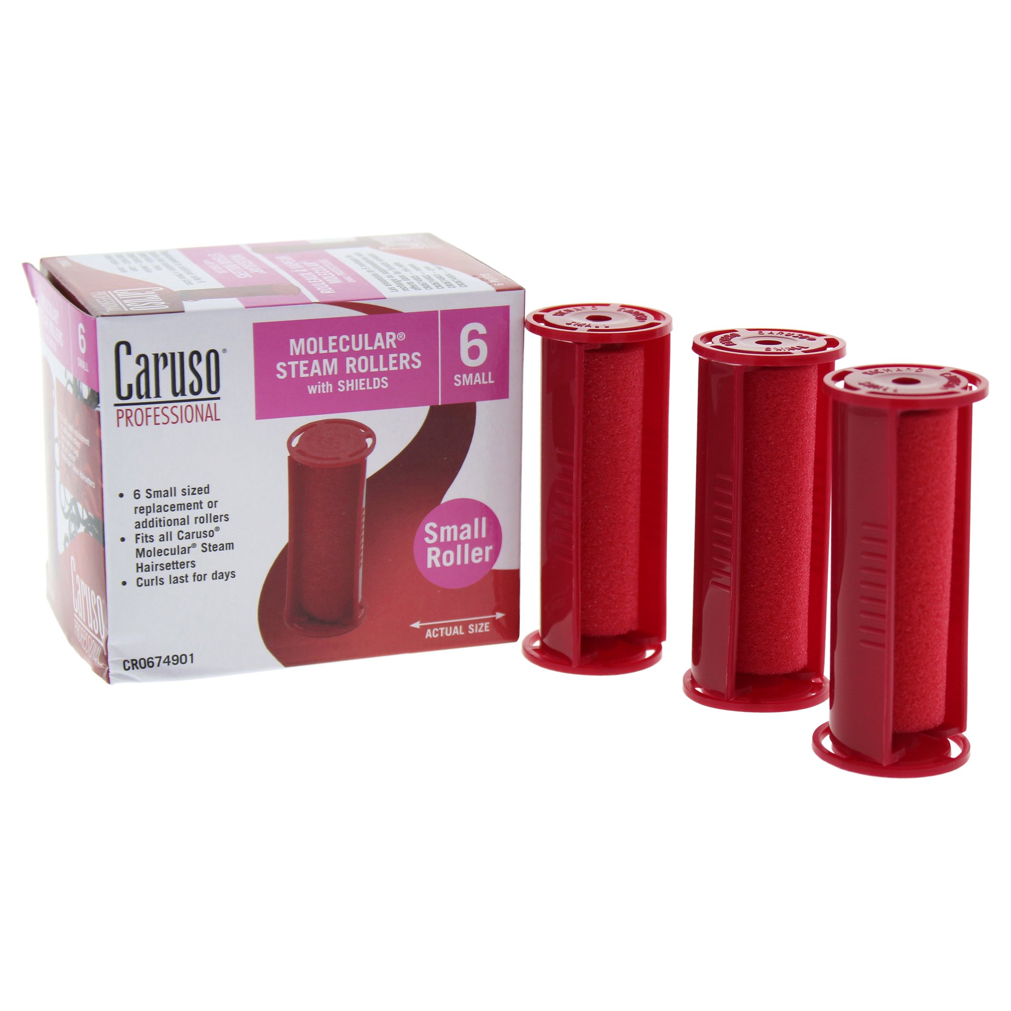 Caruso Replacement Hair Rollers 3/4 Small Rollers 6 Pack
