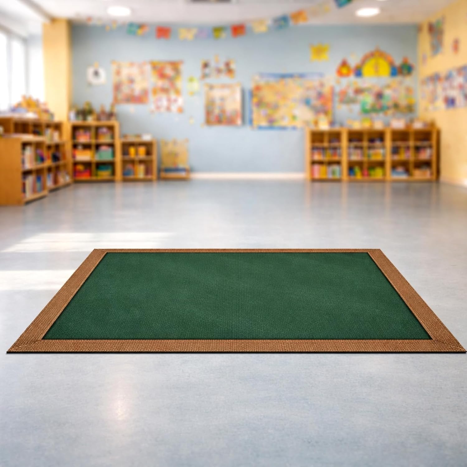 Drydiet 12 Pcs Carpet Squares for Classroom Kids Floor Cushions,Chalkboard