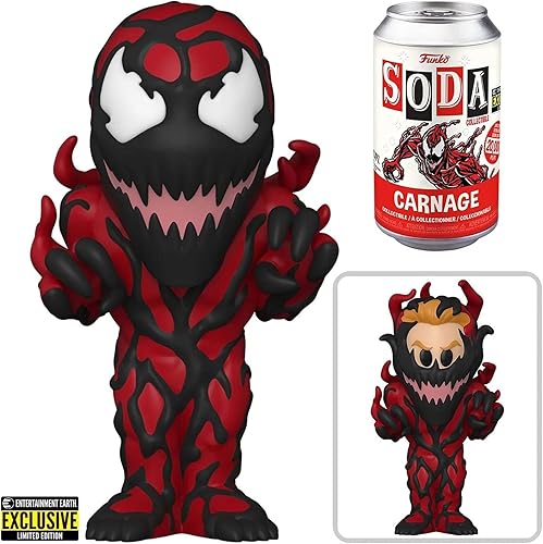 Marvel Carnage - Figura de vinilo de soda, exclusiva de Entertainment Earth