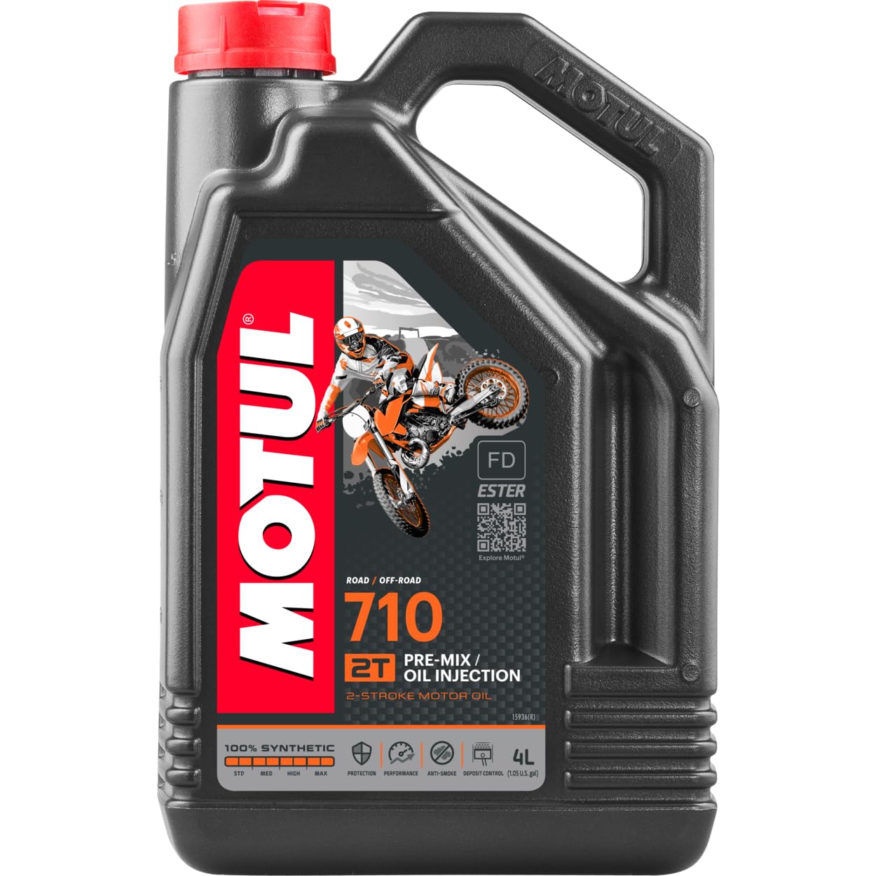Amazon.com: Motul 710 2T Full Synthetic Premix 2 Stroke Oil 4L