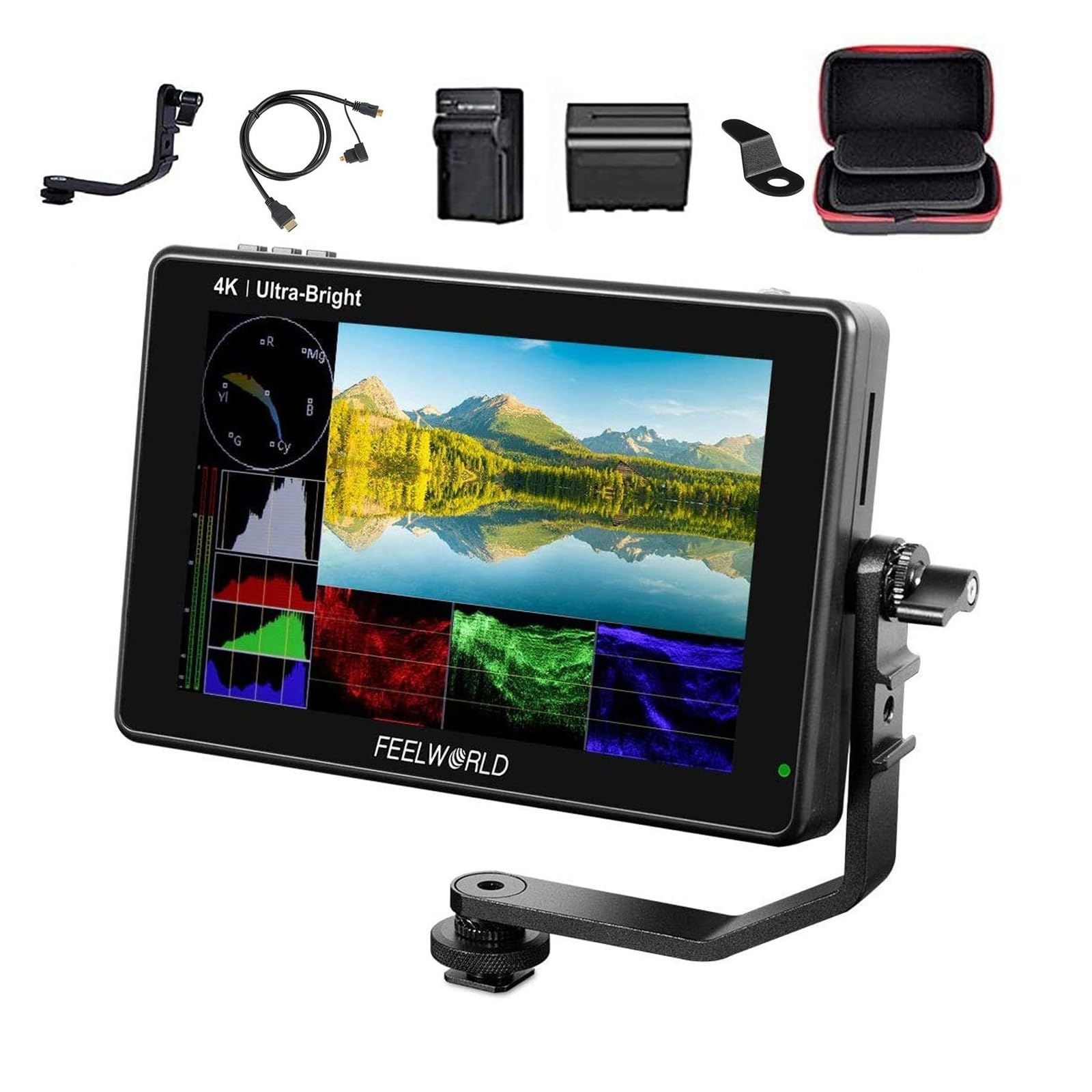 Amazon | FEELWORLD LUT7 Pro +NP-F750 バッテリー +キャリングケース 