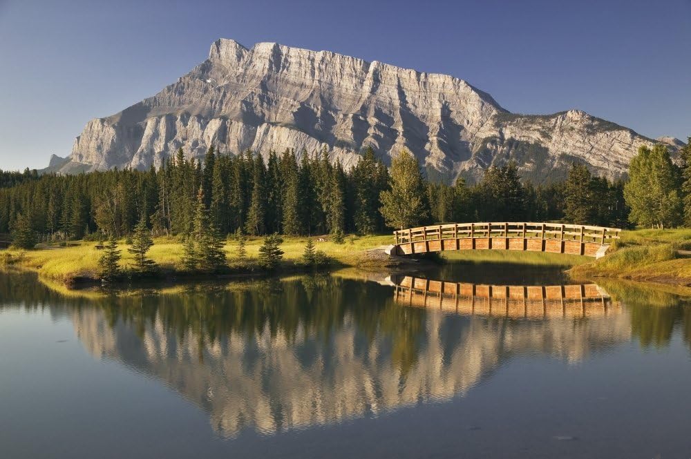 Amazon.com: Mount Rundle And Cascade Ponds Banff National Park Alberta ...